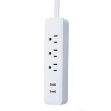 Globe Electric 1625 Watt Designer Series 6-ft 3-Outlet Black USB Surge Protector Power Stripwalmart_id 460192486