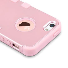 iPhone SE Case,ULAK iPhone 5S Case, 3 in 1 PC+Silicone Hybrid Shock-Absorbing Anti-slip Cover for iPhone 5 5S SE, Rose gold + Rose gold walmart_id 51005291