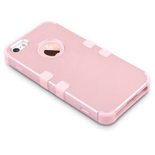 iPhone SE Case,ULAK iPhone 5S Case, 3 in 1 PC+Silicone Hybrid Shock-Absorbing Anti-slip Cover for iPhone 5 5S SE, Rose gold + Rose gold walmart_id 51005291