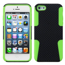 Insten Astronoot Mesh Hard Hybrid Rubber Coated Silicone Cover Case For Apple iPhone 5/5S/SE - Red/Black walmart_id 781971341