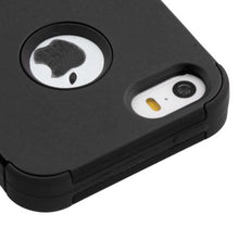 iPhone SE case, iPhone 5s Case, iPhone 5 case, by Insten Tuff Hard Dual Layer Rubber Coated Silicone Cover Case For iPhone SE 5 5S case cover walmart_id 244880395