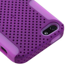 Insten Astronoot Mesh Hard Hybrid Rubber Coated Silicone Cover Case For Apple iPhone 5/5S/SE - Red/Black walmart_id 781971341