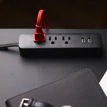 Globe Electric 1625 Watt Designer Series 6-ft 3-Outlet Black USB Surge Protector Power Stripwalmart_id 460192486