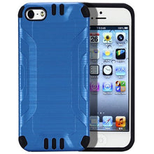 Insten Hard Hybrid Rubberized Silicone Cover Case For Apple iPhone 5/5S/SE - Black walmart_id 933258375