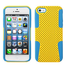 Insten Astronoot Mesh Hard Hybrid Rubber Coated Silicone Cover Case For Apple iPhone 5/5S/SE - Red/Black walmart_id 781971341