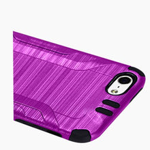 Insten Hard Hybrid Rubberized Silicone Cover Case For Apple iPhone 5/5S/SE - Black walmart_id 933258375