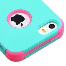 iPhone SE case, iPhone 5s Case, iPhone 5 case, by Insten Tuff Hard Dual Layer Rubber Coated Silicone Cover Case For iPhone SE 5 5S case cover walmart_id 244880395