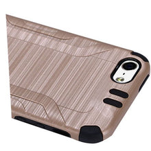 Insten Hard Hybrid Rubberized Silicone Cover Case For Apple iPhone 5/5S/SE - Black walmart_id 933258375