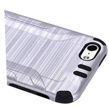 Insten Hard Hybrid Rubberized Silicone Cover Case For Apple iPhone 5/5S/SE - Black walmart_id 933258375