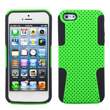 Insten Astronoot Mesh Hard Hybrid Rubber Coated Silicone Cover Case For Apple iPhone 5/5S/SE - Red/Black walmart_id 781971341