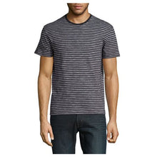 Heathered Stripe Cotton Tee