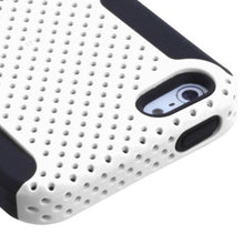 Insten Astronoot Mesh Hard Hybrid Rubber Coated Silicone Cover Case For Apple iPhone 5/5S/SE - Red/Black walmart_id 781971341
