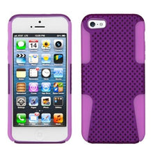 Insten Astronoot Mesh Hard Hybrid Rubber Coated Silicone Cover Case For Apple iPhone 5/5S/SE - Red/Black walmart_id 781971341
