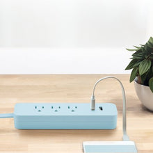 Globe Electric 1625 Watt Designer Series 6-ft 3-Outlet Black USB Surge Protector Power Stripwalmart_id 460192486