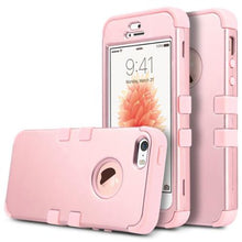 iPhone SE Case,ULAK iPhone 5S Case, 3 in 1 PC+Silicone Hybrid Shock-Absorbing Anti-slip Cover for iPhone 5 5S SE, Rose gold + Rose gold walmart_id 51005291