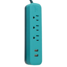 Globe Electric 1625 Watt Designer Series 6-ft 3-Outlet Black USB Surge Protector Power Stripwalmart_id 460192486