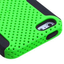 Insten Astronoot Mesh Hard Hybrid Rubber Coated Silicone Cover Case For Apple iPhone 5/5S/SE - Red/Black walmart_id 781971341