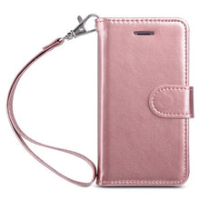iPhone 5s Case, iPhone 5 Case, ULAK iPhone 5s/5/SE Wallet Case, Fashion PU Leather Magnet Wallet Flip Case Cover with Built-in Credit Card/ID Card Slots for 5s 5G 5 SE , Rose Gold walmart_id 136447870