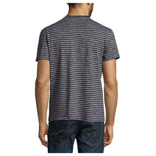 Heathered Stripe Cotton Tee