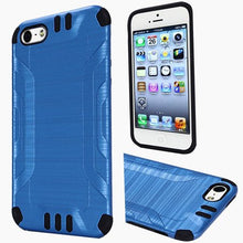 Insten Hard Hybrid Rubberized Silicone Cover Case For Apple iPhone 5/5S/SE - Black walmart_id 933258375