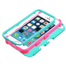 iPhone SE case, iPhone 5s Case, iPhone 5 case, by Insten Tuff Hard Dual Layer Rubber Coated Silicone Cover Case For iPhone SE 5 5S case cover walmart_id 244880395