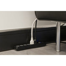 GE 6-Outlet Power Strip Surge Protector, 6ft. Cord, Safety Locks, Black, 33661 walmart_id 54804236