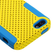 Insten Astronoot Mesh Hard Hybrid Rubber Coated Silicone Cover Case For Apple iPhone 5/5S/SE - Red/Black walmart_id 781971341