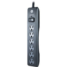 GE 6-Outlet Power Strip Surge Protector, 4ft. Cord, Safety Covers, Black, 33659 walmart_id 52170376