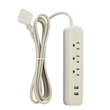 Globe Electric 1625 Watt Designer Series 6-ft 3-Outlet Black USB Surge Protector Power Stripwalmart_id 460192486