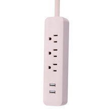 Globe Electric 1625 Watt Designer Series 6-ft 3-Outlet Black USB Surge Protector Power Stripwalmart_id 460192486