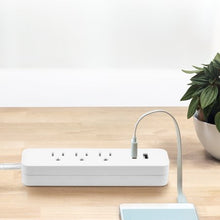 Globe Electric 1625 Watt Designer Series 6-ft 3-Outlet Black USB Surge Protector Power Stripwalmart_id 460192486