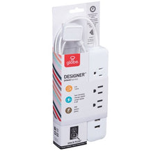 Globe Electric 1625 Watt Designer Series 6-ft 3-Outlet Black USB Surge Protector Power Stripwalmart_id 460192486