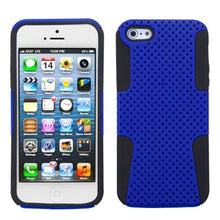 Insten Astronoot Mesh Hard Hybrid Rubber Coated Silicone Cover Case For Apple iPhone 5/5S/SE - Red/Black walmart_id 781971341