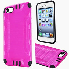 Insten Hard Hybrid Rubberized Silicone Cover Case For Apple iPhone 5/5S/SE - Black walmart_id 933258375