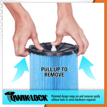 3-Layer Fine Dust Pleated Paper Filter for 5.0 Plus Gal. RIDGID Wet Dry Vacs